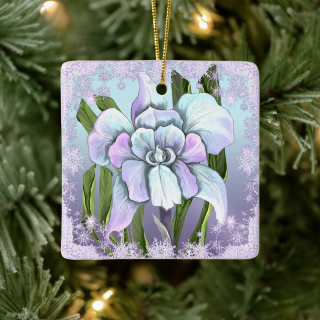 Smeraldo-blomman Ceramic Ornament (Träd)