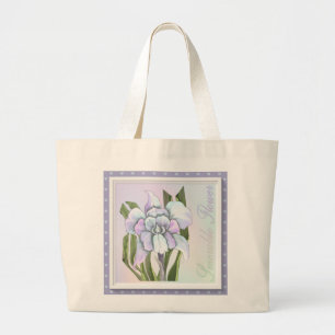 Smeraldo-blommans Tote-bag Jumbo Tygkasse