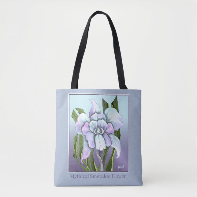 Smeraldo-blommans Tote-bag Tygkasse (Framsida)