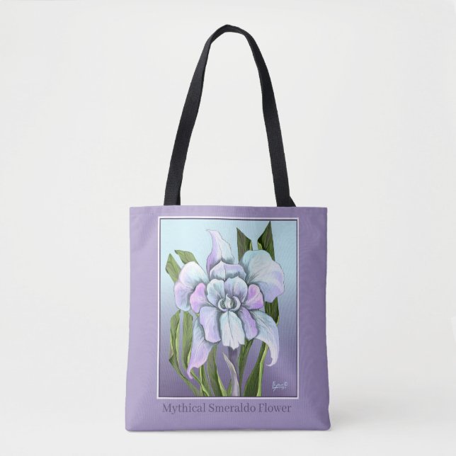 Smeraldo-blommans Tote-bag Tygkasse (Framsida)