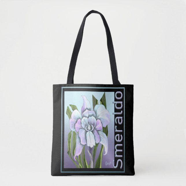Smeraldo-blommans Tote-bag Tygkasse (Framsida)