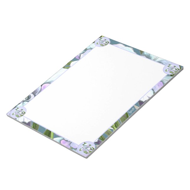 Smeraldo-blommor Anteckningsblock (Vinklad)