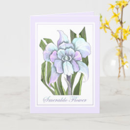Smeraldo Flower blank-kort Kort