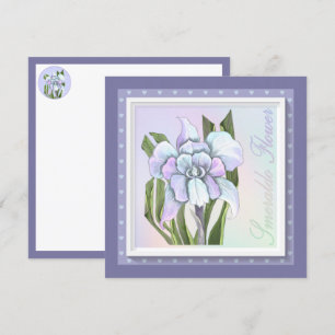 Smeraldo Flower Flat Card