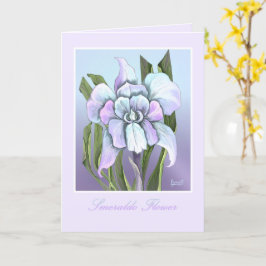 Smeraldo Flower-födelsedagskort Kort