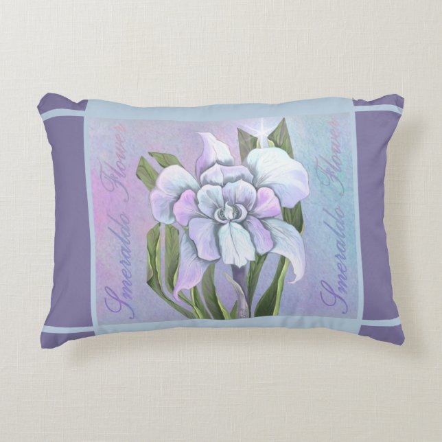 Smeraldo Flower Prydnadskudde (Framsidan)