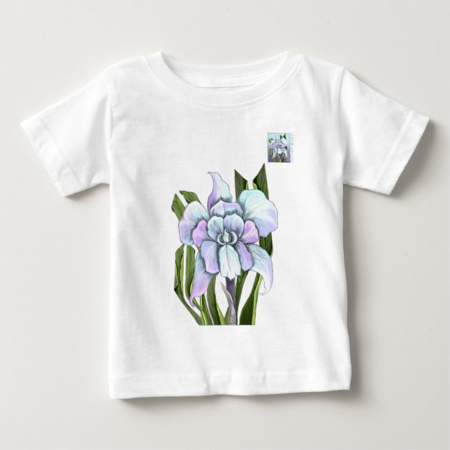 Smeraldo Flower T Shirt (Framsida)