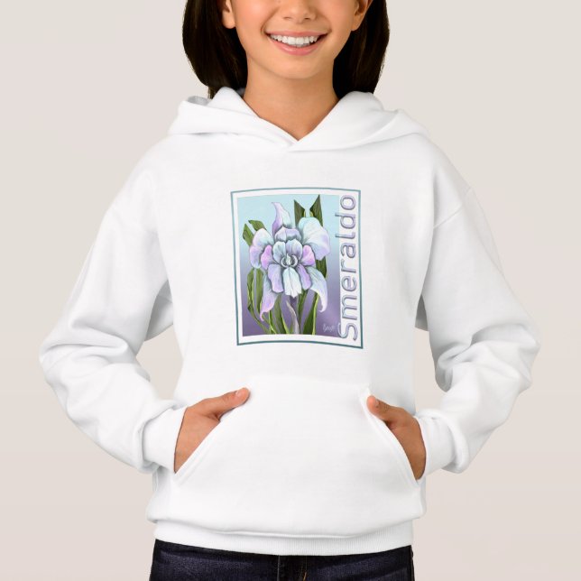 Smeraldo Flower T Shirt (Framsida)