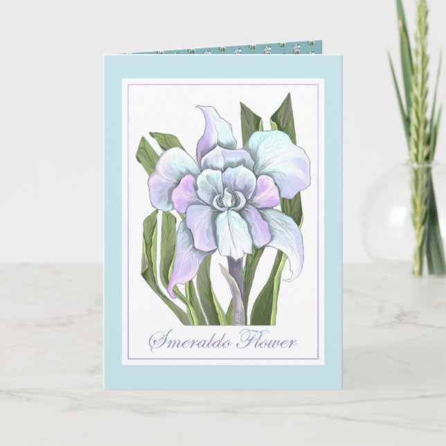 Smeraldo Flower Tack Kort (Framsida)
