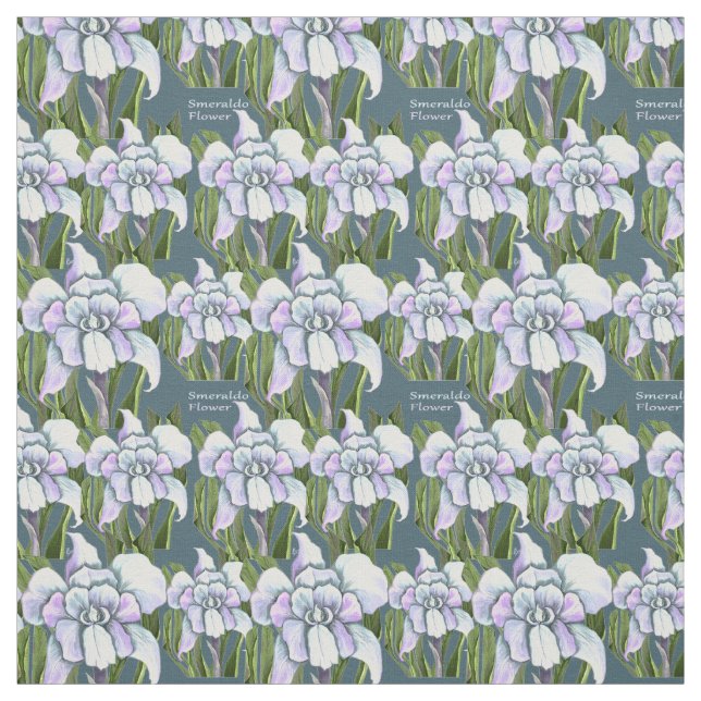 Smeraldo Flower Tyg (Provkarta)