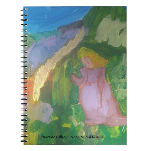 Smeraldo galleri " dam i trädgård ", anteckningsbok (Framsidan)