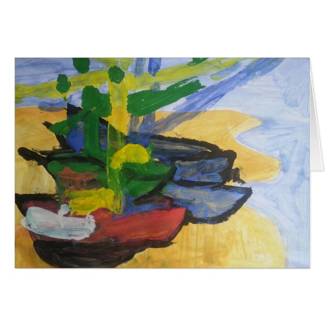 Smeraldo Gallery "Fishing Boats" Hälsningskort (Framsidan Horizontal)