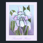 Smeraldo Poster<br><div class="desc">FLOWER of my Lila World: Mythical Smeraldo Flower (med sina mycket speciella löv... ) Enligt en gammal italiensk legend symboliserar denna fantastiska blomma ett okänt hemligt kärlek på grund av rädslan för att bli avvisad. Det är subjekt i en sång i min favoritglobala K-popgrupp: de användor den här blomman som...</div>