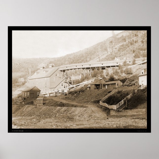 Smet Guld Frimärke Mill Central City SD 1888 Poster (Framsidan)