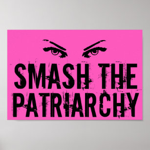 Smeta ut Coolan för patriarkatets Rosa feministisk Poster