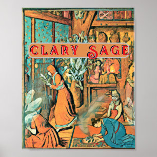 Smeta ut med Clary Sage Poster