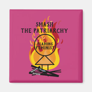 Smeta ut patriarkin och lamslå feminismen 15 magnet