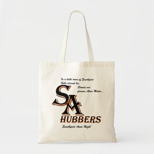 Smethport Hubbers Alma Mater Tote Bag 2 Tygkasse (Framsidan)