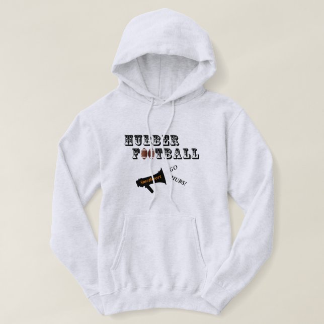 Smethport Hubbers Football Fläkt Shirt 3 Hoodie (Design framsida)