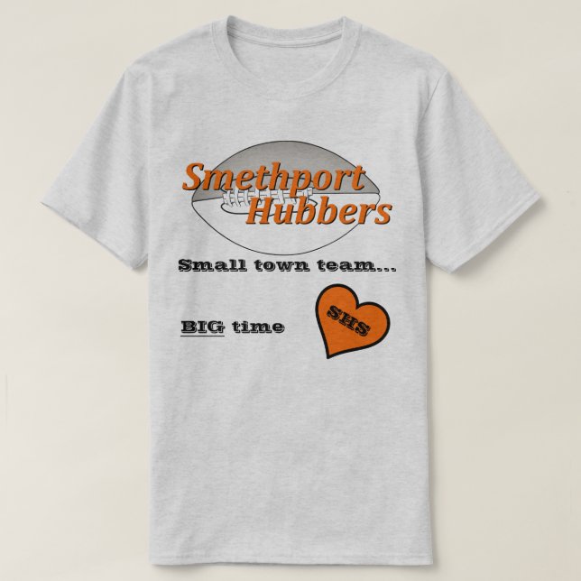 Smethport Hubbers Football Fläkt Shirt 4 T (Design framsida)
