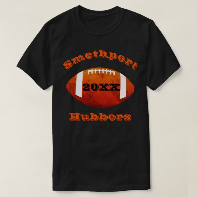 Smethport Hubbers Football Fläkt Shirt 5 T Shirt (Design framsida)
