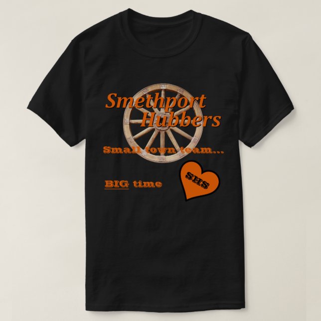 Smethport Hubbers Mörk Färg Fläkt Shirt T (Design framsida)