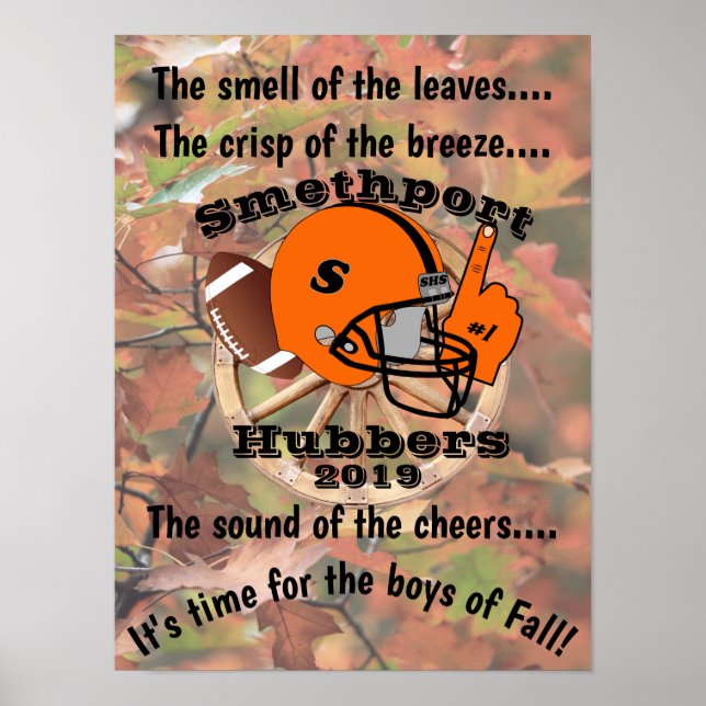 Smethport Hubbers Pojkar på Hösten Poster (Framsidan)