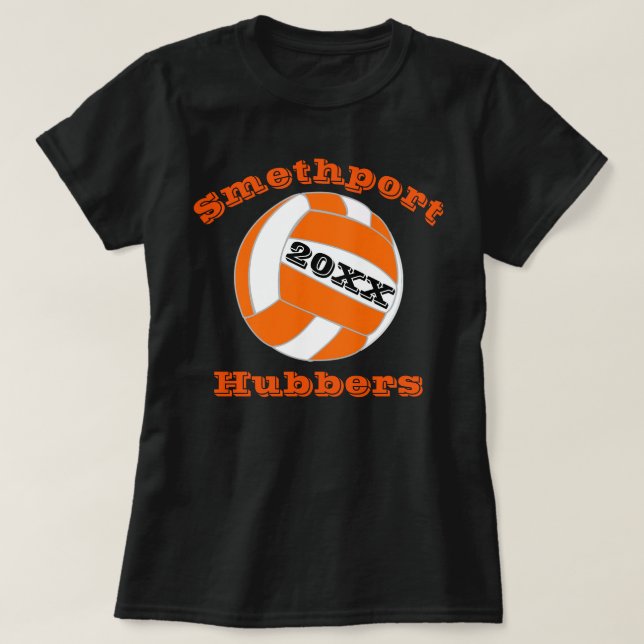 Smethport Hubbers Volleyball Fläkt Shirt 4 T Shirt (Design framsida)