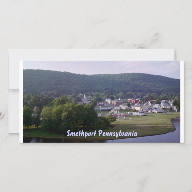 Smethport Pennsylvania vycard (Framsida)