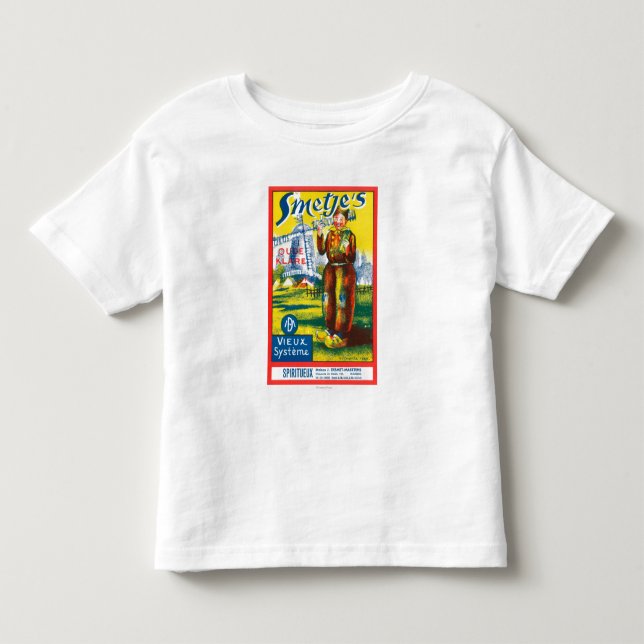 Smetjes vin LabelEurope Tee Shirt (Framsida)