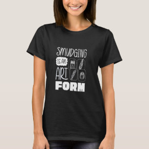 Smetning av smetning vid smetning är en konst för t shirt