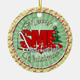 SMF CHRISTMAS Subjekt Matter Expert Julgransprydnad Keramik