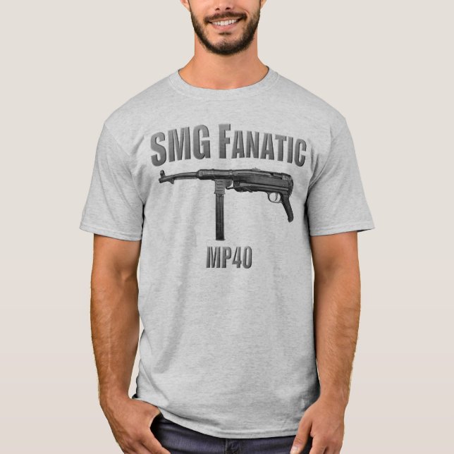Smg-fanatiker MP40 Tee Shirt (Framsida)
