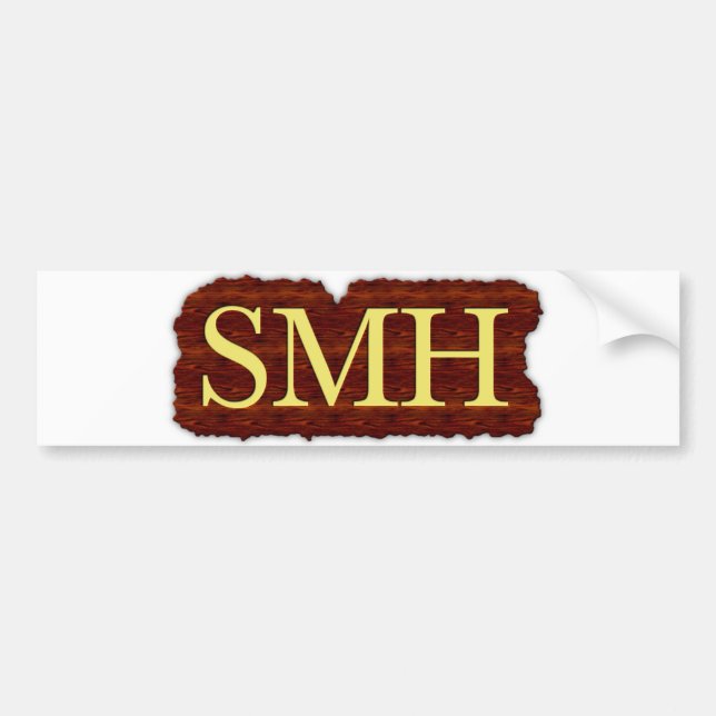 Smh! Knäppsdekal för försäljning! Bildekal (Framsidan)