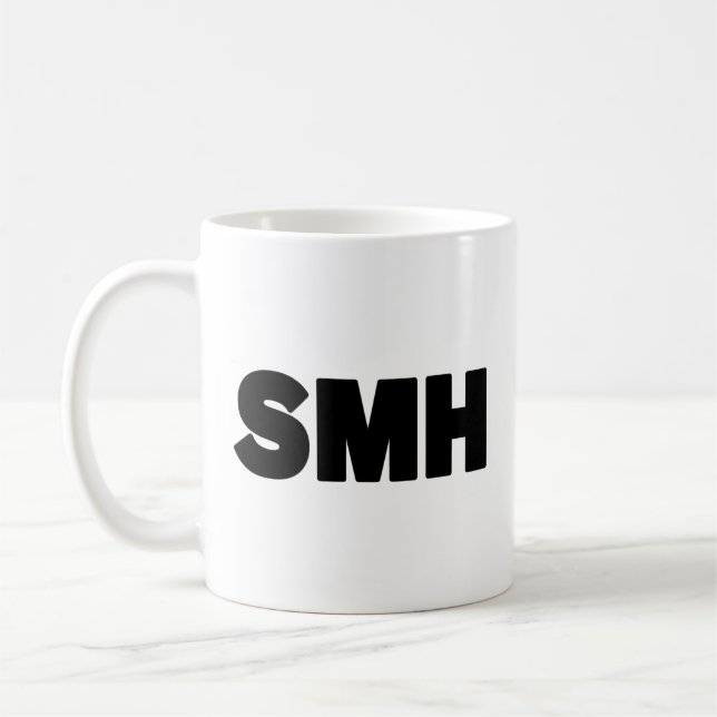 SMH | Text Slang Kaffemugg (Vänster)