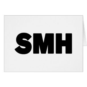SMH   Text Slang-kort Hälsningskort
