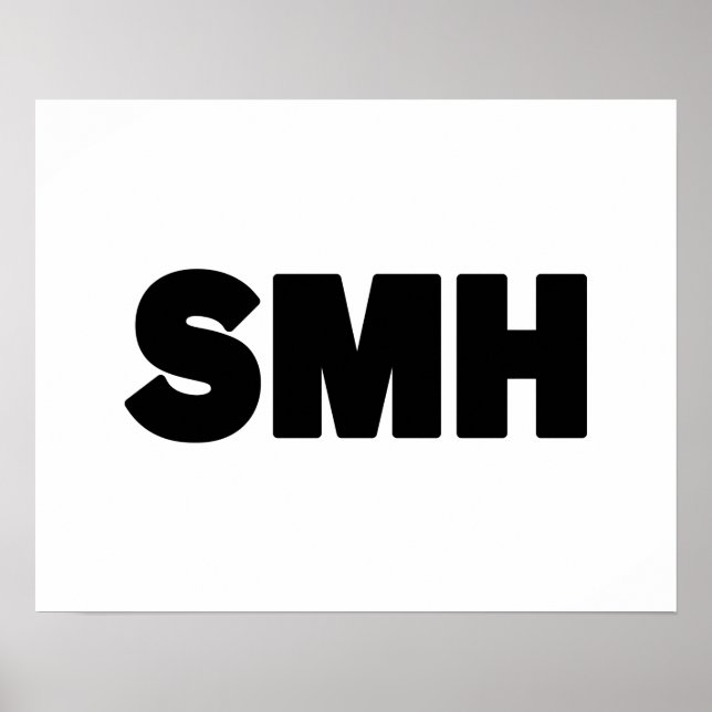 SMH | Text Slang Poster (Framsidan)