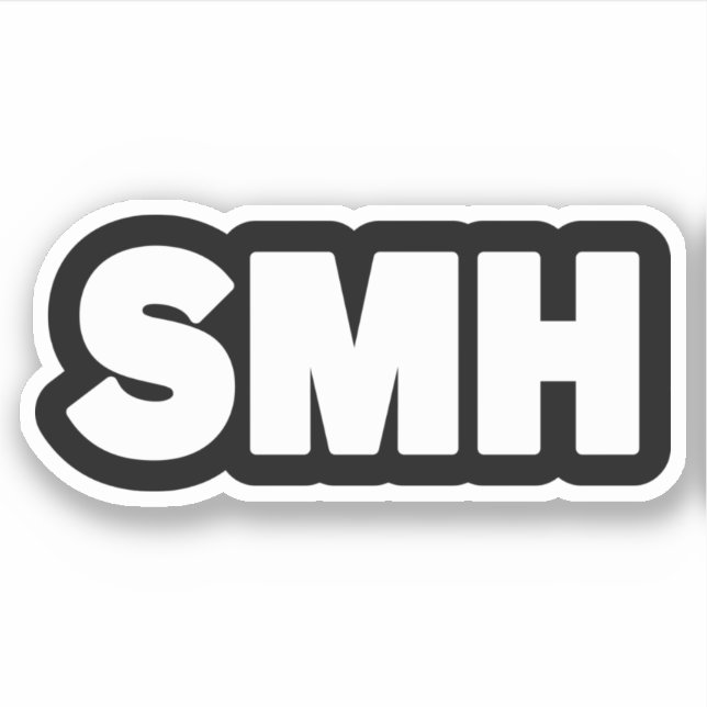 SMH | Text Slang Sticker Klistermärken (Framsida)