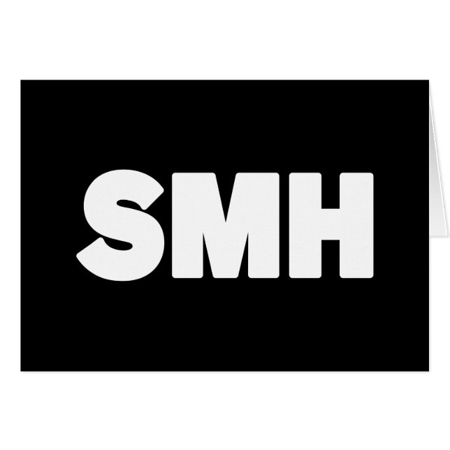 SMH | Textslangkort Hälsningskort (Framsidan Horizontal)