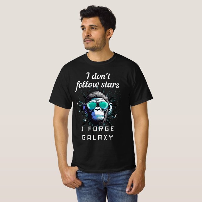 Smid Din Egen Kosmiska Väg T Shirt (Hel framsida)