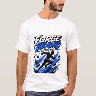 Smida bortom gränserna | Motivationsgrafisk löpare T Shirt