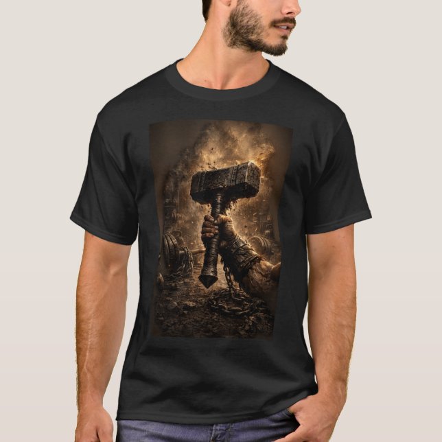 Smidd Genom Varje Utmaning T Shirt (Framsida)