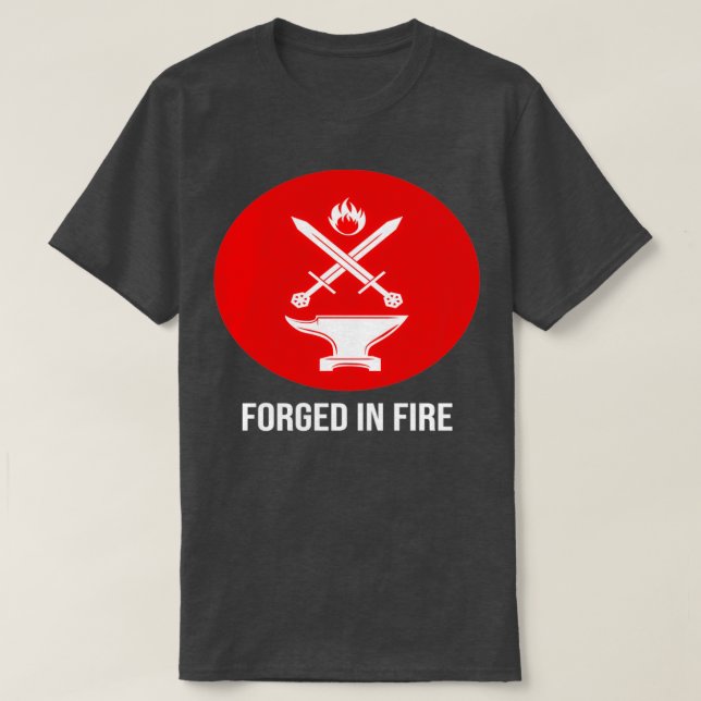 Smidd i Fire Classic TShirt T Shirt (Design framsida)