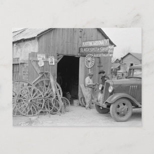 Smidesverkstad, 1939 vykort