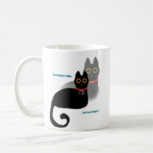 Smidgfull svart kafékaffe Mugg 11 oz