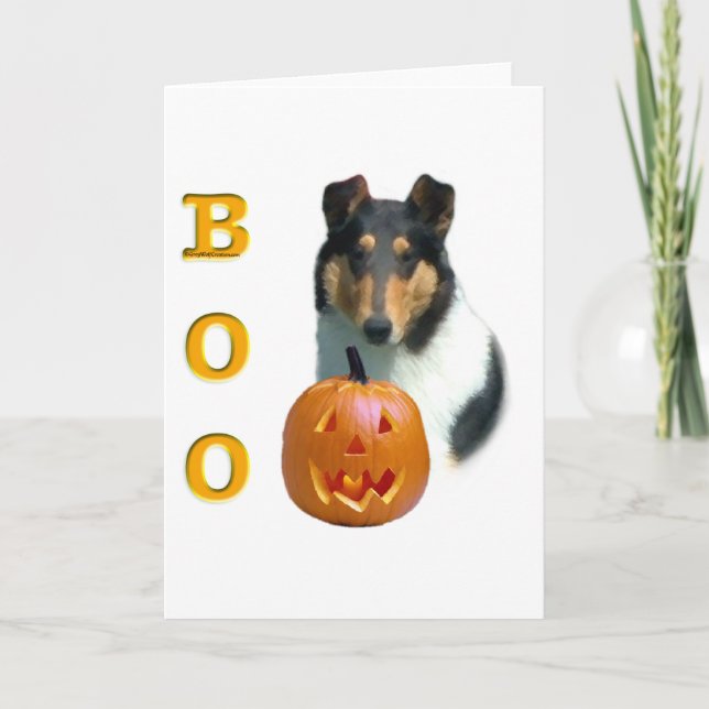 Smidig Collie Boo  Helgkort (Framsida)
