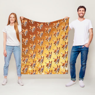 Smidig kollie Running Agilitet, sport Fleecefilt