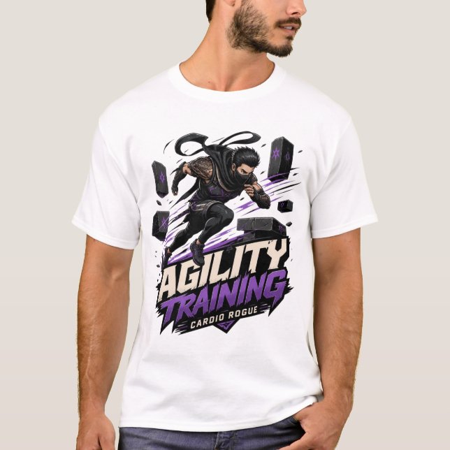 Smidighetsträning Cardio Rogue: RPG-hastighet & Pa T Shirt (Framsida)