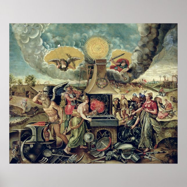 Smidning av vulcan med tidsomvandlande vapen poster (Framsidan)