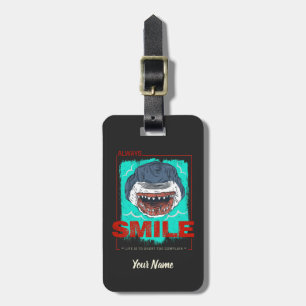 Smila alltid roligt Shark bara för en tjej som kär Bagagebricka